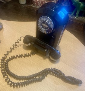 Vintage 1930 Automatic Electric Art Deco Wall Telephone 