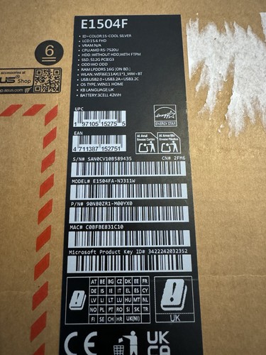 Asus Vivobook E1504F AMD Ryzen 5 7520U 512GB 16GB DDR5 - Afbeelding 3 van 4