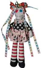 Slombies Ragdoll 22" by TheCrumbDiaries Zombie Mickey Minnie Mouse Design OOAK
