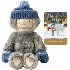 Shine Bright Bigfoot Kin Plush + Affirmation Card - Promotes Positive Self-Es...