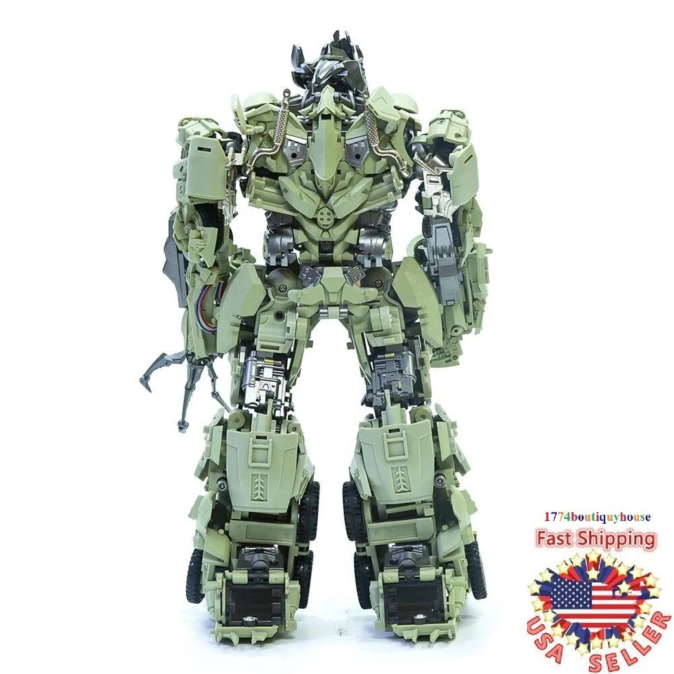 Nueva caja Juguetes Únicos Transformación R-05 PELÍCULA Megat ron dañada Original EE. UU. Foto 4 de 4