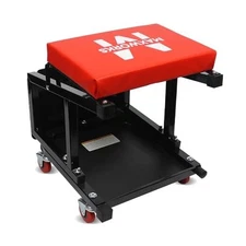  50880 Garage Creeper Seat and Stool Combo, Workshop Seat with 300 Lbs 