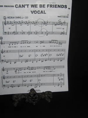 BIG BAND INST CHARTS UND GESANG KÖNNEN WIR NICHT FREUNDE SEIN 5/4/4/4 GEDRUCKT - Bild 1 von 2