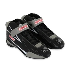 Simpson Racing SC110G Supercoil Driving Shoes Black/Grey - Size 11