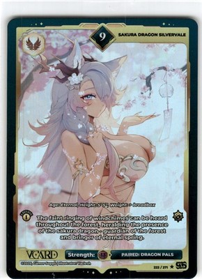 VCard Divine Chaos First Edition 9 Holo Foil  Silvervale