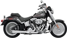 BASSANI XHAUST 12112J 2:1 Exhaust - Chrome - Short - Softail