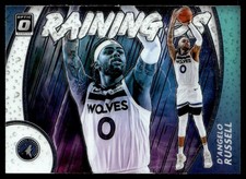 2020-21 Donruss Optic Raining 3s Blue Pulsar D'Angelo Russell Minnesota