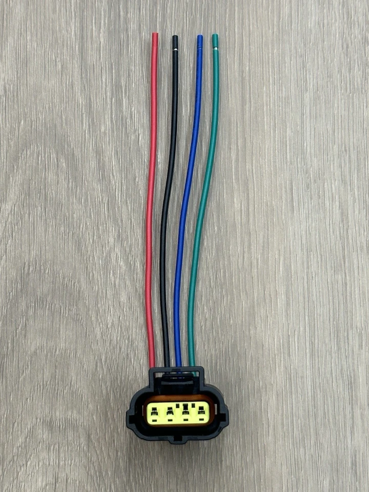 Conector eléctrico de 4 cables S1931 para válvula de control de aire inactivo y sensores TPS Foto 2 de 4