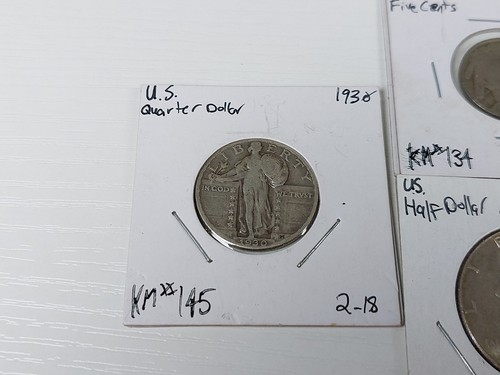 Mixed Vtg 1891-1964 US Coin Lot Liberty Nickel, Standing Quarter, Silver Dimes - Picture 15 of 21