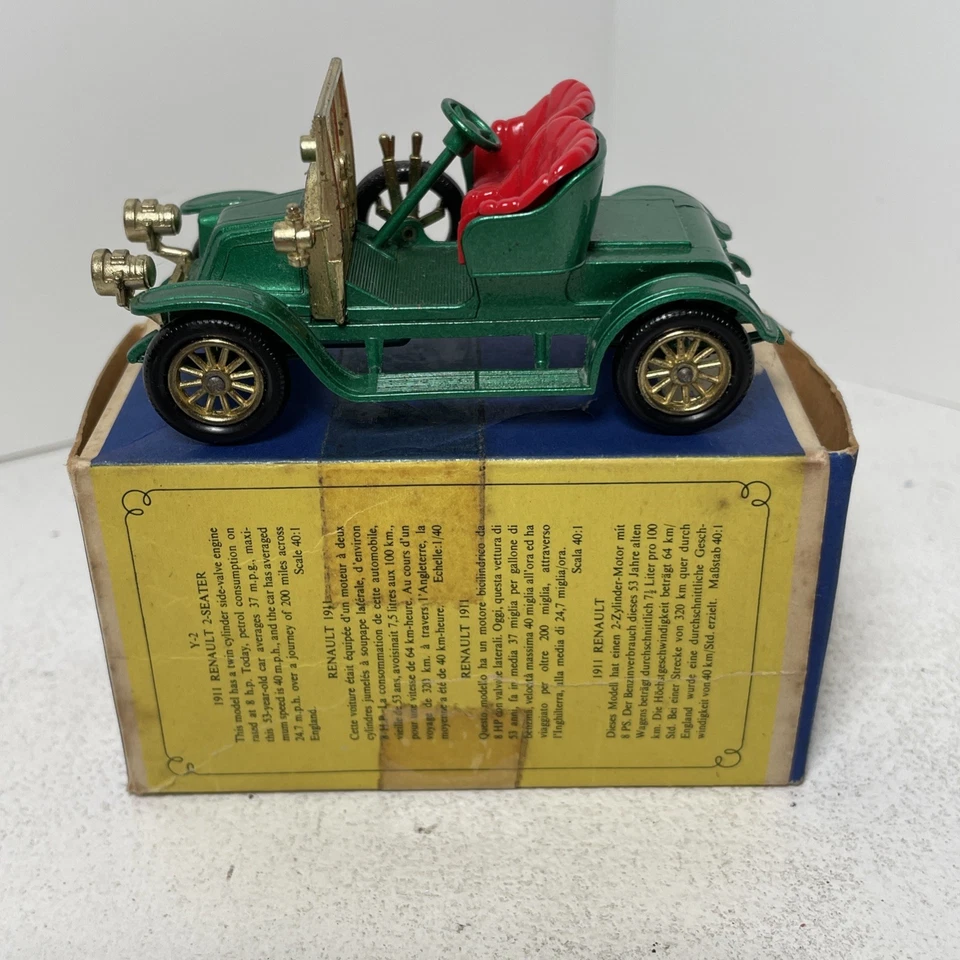 Matchbox Models of Yesteryear Y2 1911 Renault Made in England by Lesney w/ Box - image 4 of 4