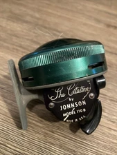 Vintage Johnson "The Citation" Model 110 B Spinning Reel Fishing Tackle USA!