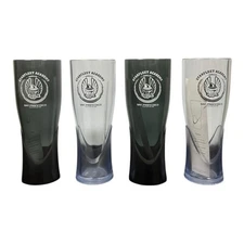 Star Trek Starfleet Academy 24oz Pilsner Glasses Set of 4 Helix Design Brand New