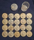 1965 - 1969 Kennedy 40% Silver Half Dollars $10 Roll 20 Coins