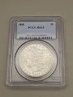 1888 $1 Morgan Silver Dollar PCGS MS63