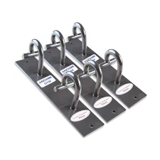 Core Station - Wall Mount Workout Anchors for Resistance Band, Three Units wi...