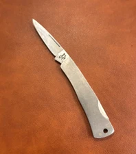 CASE XX USA 059 L SS FOLDING KNIFE   Stainless Steel Handle 1993-99 No Dots