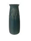 ROOKWOOD Arts Crafts MATTE Blue Production Vase #2108 Drip Glaze 6 1/2”