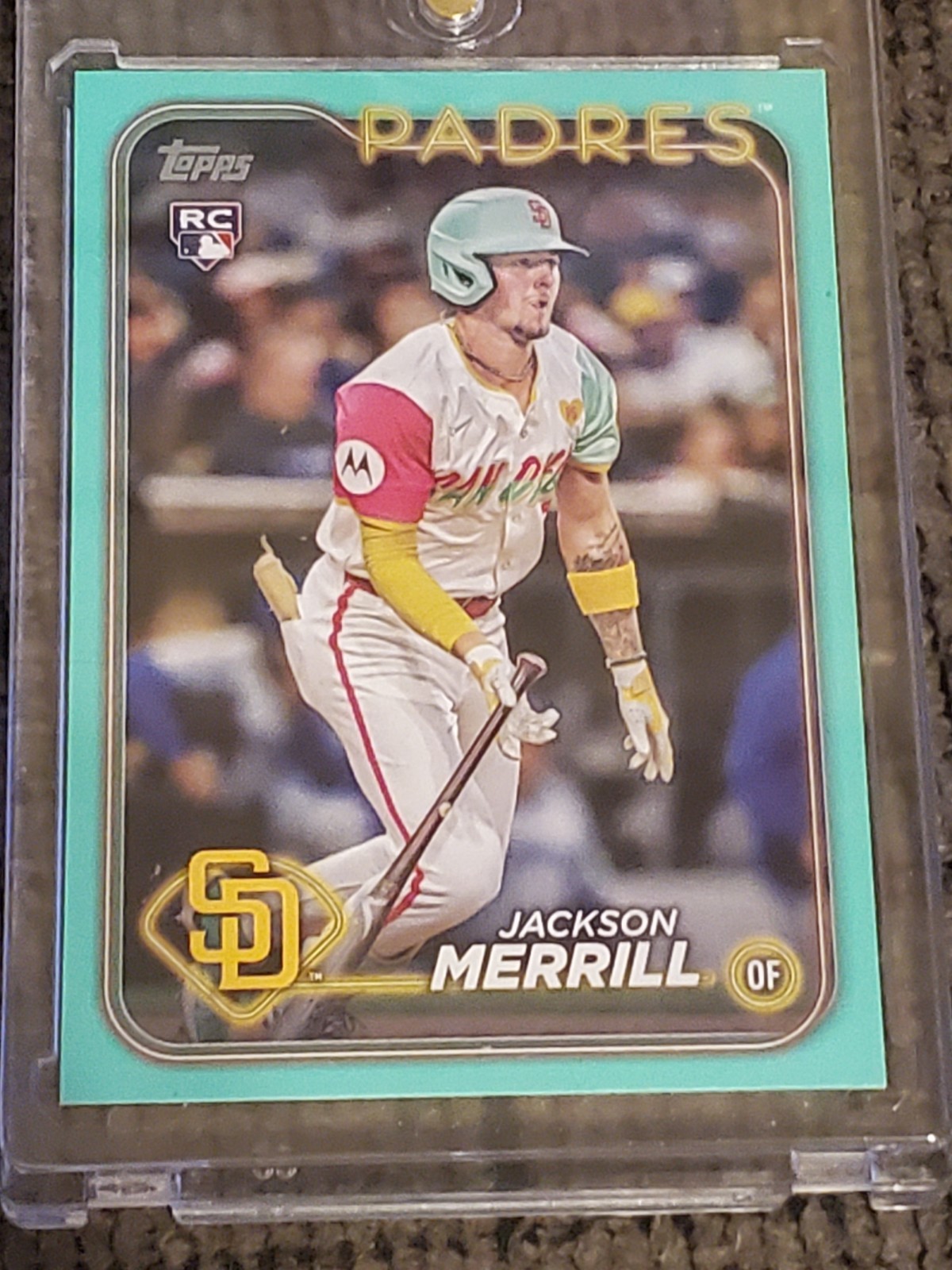2024 Topps Update Series - Jackson Merrill #US210 Aqua (RC)
