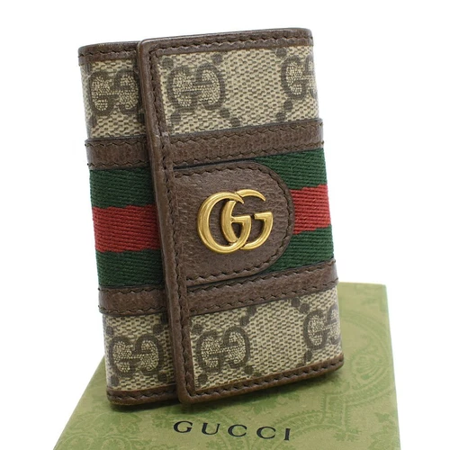 Étui à clés GUCCI 6 boucles GG Supreme toile Ophidia GG étui à clés 603732