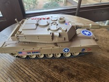 Toy State Industrial US Army M1 Abrams tank toy. NOT IN WORKING ORDER 
