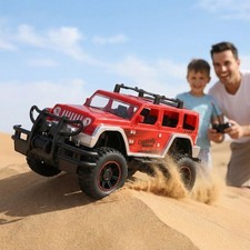 High Speed RC 4x4 Toy Truck Flashing Lights Authentic Sounds