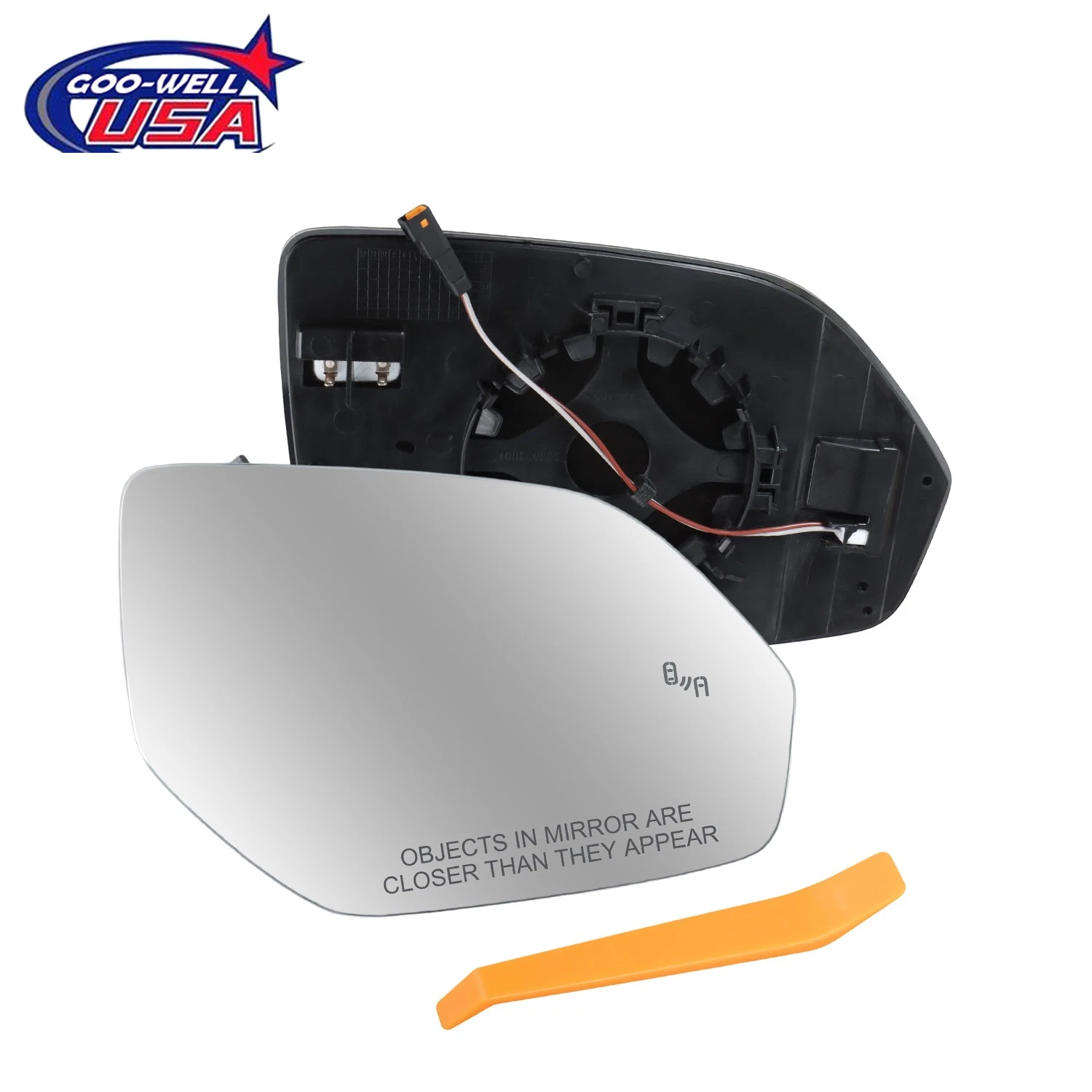 New Passenger Side Heated Mirror Glass for VW Atlas 2018-2024 BSM 3CN857522C