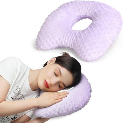 Ear Piercing Pillow for Side Sleepers - Donut Pillow for Ear Pain Relief