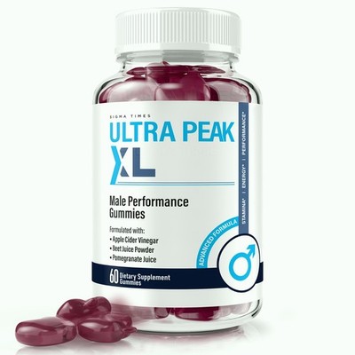 Ultra Peak XL Gummies   Daily Energy, Stamina & Strength Support for Men 60ct