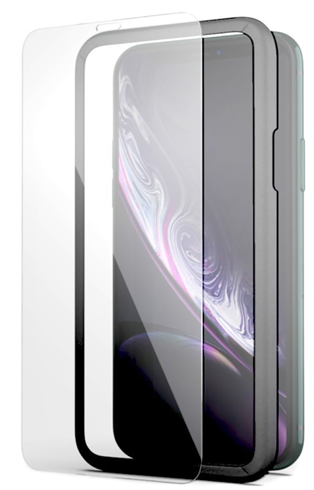 2x Tempered Glass Screen Protector and EZ Install Frame for iPhone 13 / 13 Pro