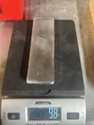 9.8 Ounce Bar Of Fine 999 Aluminum Hand Poured Top Polish The Rest Left Alone