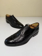 $400 Allen Edmonds Park Avenue Black Calfskin Leather Cap Toe Oxfords! Size 10C