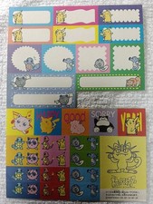 Pokemon Sticker Seal Appendix Nintendo Japanese D9817