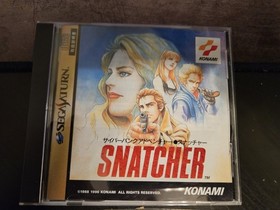 Snatcher CyberPunk Adventure SEGA Saturn 1996 Konami Japan CIB US Seller Tested