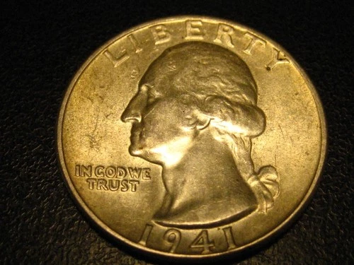 1941-P 90% Silver Washington Head Quarter BU ^^^^^