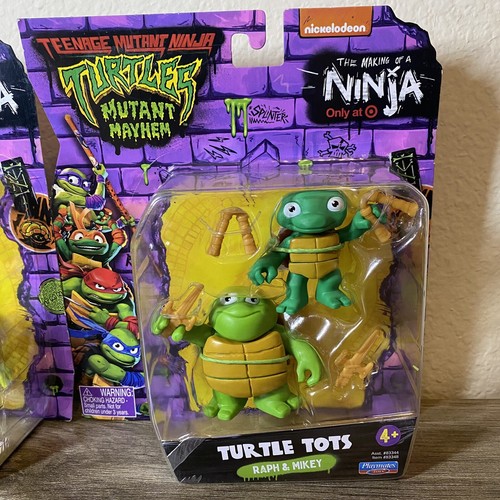 Teenage Mutant Ninja Turtles Turtle Tots Raph Mikey Leo Donnie TMNT 2er Pack 2023 - Bild 3 von 7
