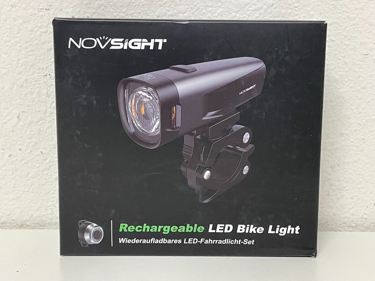 Novsight Bike Lights Front and Back, 800 Lumens Bicycle Headlight and Rear  Light