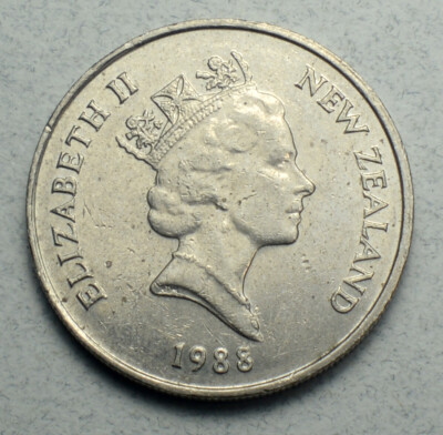 MOON クールなヴィンテージ 1980 年代 最後の値下げ New Zealand 10c 10 Cents 1988 KM# 61 British Commonwealth Coin | eBay