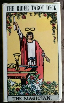 1971 The Rider Tarot Deck The Magician 78 Cards Printed in