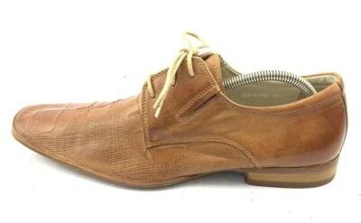 BUFFALO HERREN SCHUHE HALBSCHUHE SCHNÜRERSCHUHE Gr:43 Uk:9 BRAUN - Bild 1 von 4