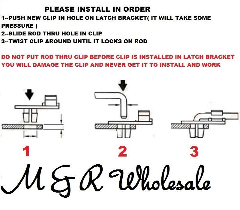 Toyota 19952004 And More, (SEE DESCRIPTION) Door Handle Rod