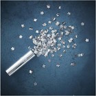 Ginger Ray Confetti Cannon Party Popper Shooter Silver Star Compressed Air
