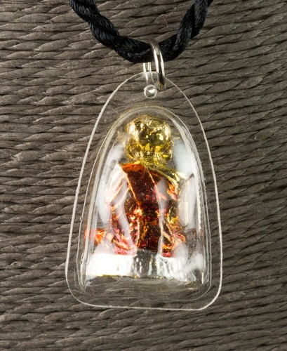 Halskette LP Tuad Amulett Thai Gesegnet Buddha Yant 2336 - Picture 2 of 5
