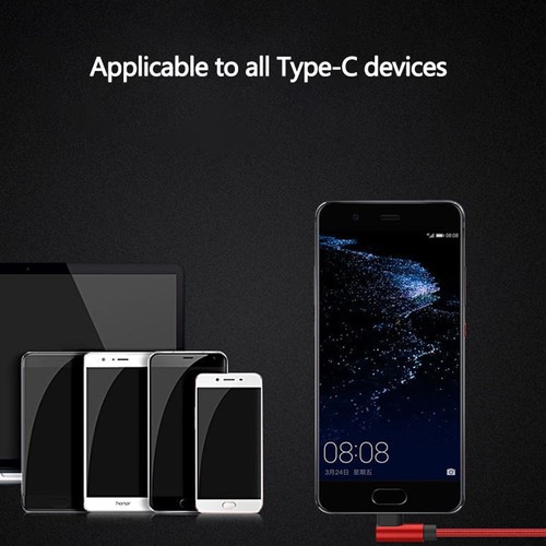 6A Quick Charge 4.0 PD 66W Right Angle Fast Charging USB A to USB Type C Cable - Photo 2 sur 8