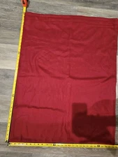 Gift Bag Fleece In Burgandy Handmade W/Drawstring  36in X 28in Liteweight