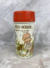Vintage Aladdin Holly Hobbie Thermos Plastic  American Greetings Corp 1/2 Pint