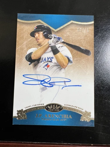 2012 Topps Tier One On the Rise Auto /75 JP Arencibia #OR-JA Auto