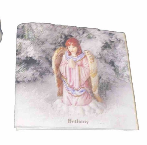 Vintage Porcelain Angel Figurine Bethany – Hand Painted Christmas Collectible - Picture 4 of 14