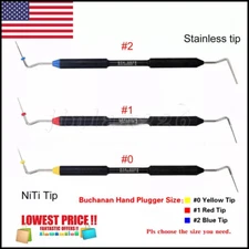 Dental Sybronendo Endo Buchanan Hand Plugger Niti Tip Obturation Tips