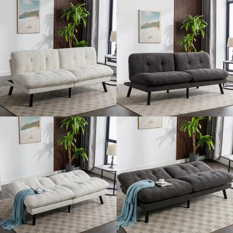 Walnew modern split sale back sofa bed