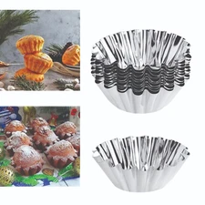 Cupcake And Tartlet Baking Molds (Set Of 10)